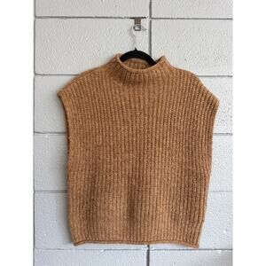 Madewell Stimpson Sweater Vest size L in Heather Toffee size L